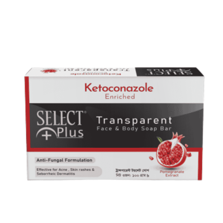Select plus Transparent Face & body Soap Bar